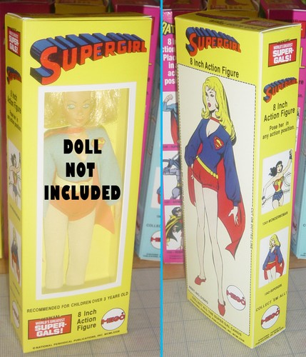 Mego supergirl solo scatola - mego,